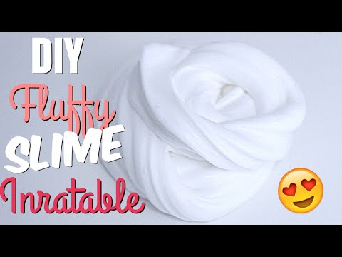 DIY FLUFFY SLIME BLANC INRATABLE + CONCOURS