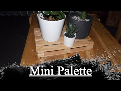 Fabriquer une mini palette, Réaliser un repose plat Design et Original, Make a mini pallet,
