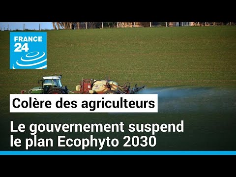 Colère des agriculteurs: le gouvernement suspend le plan Ecophyto 2030 • FRANCE 24