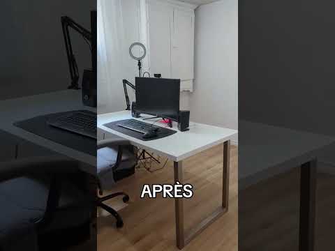 Tellement heureuse de mon nouveau bureau! 🥰 #decoration #decors #bureau #pinterest