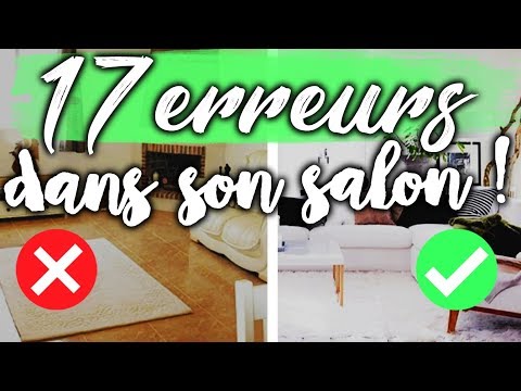 17 ERREURS COURANTES DÉCO SALON
