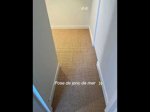 Pose de jonc de mer