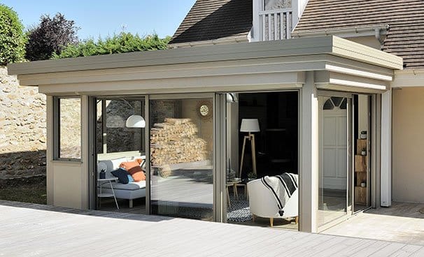 Extension Toit Plat Veranda Christina