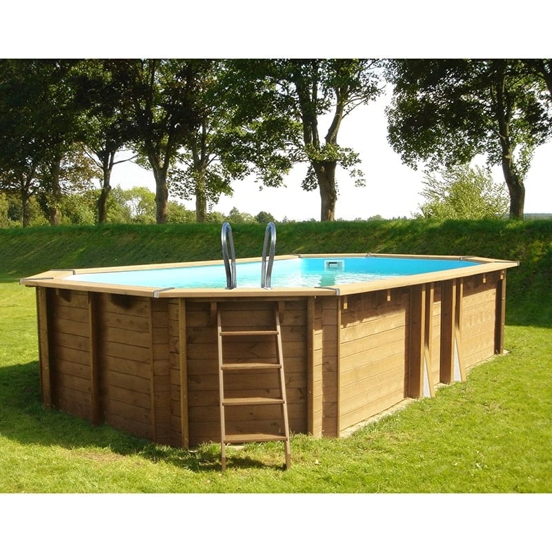 Piscine Bois Safran 637 X 412 X H133m