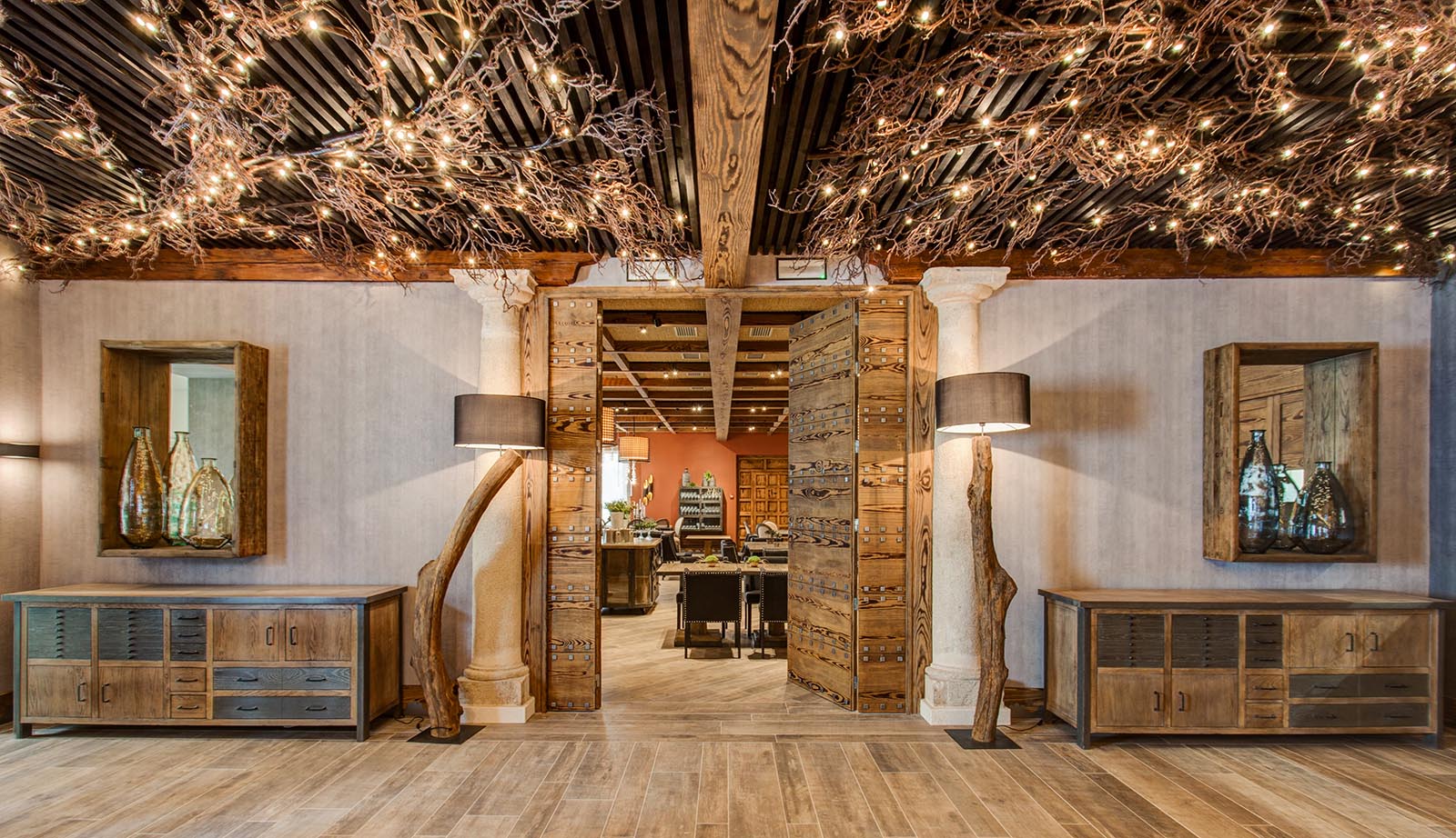 deco melange rustique-moderne