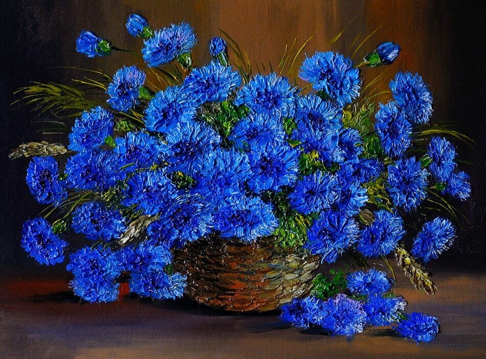 La couleur bleue dans l'art et la littérature