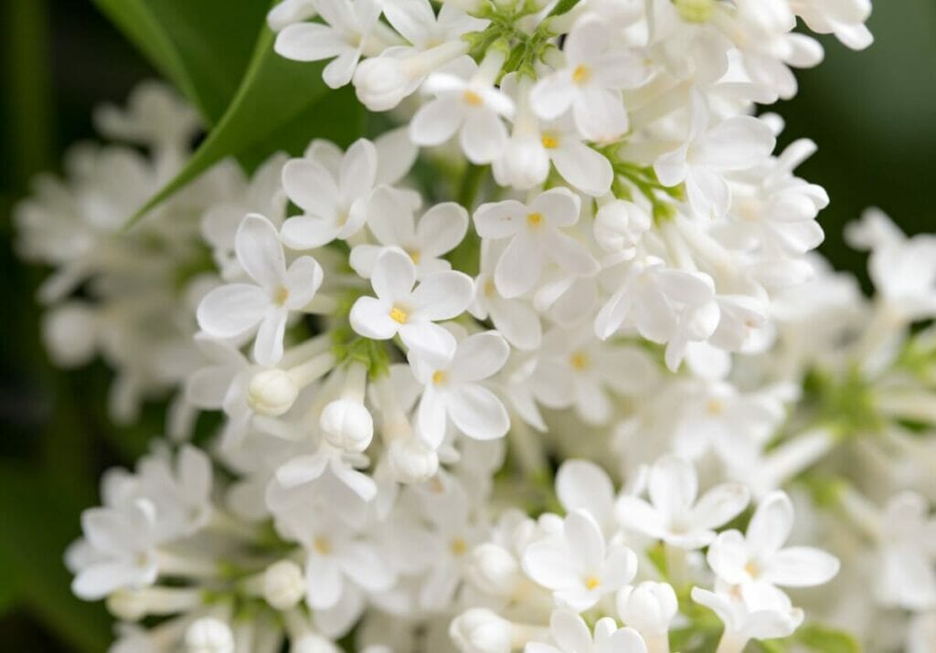 Fleurs de lilas blanc (Syringa)