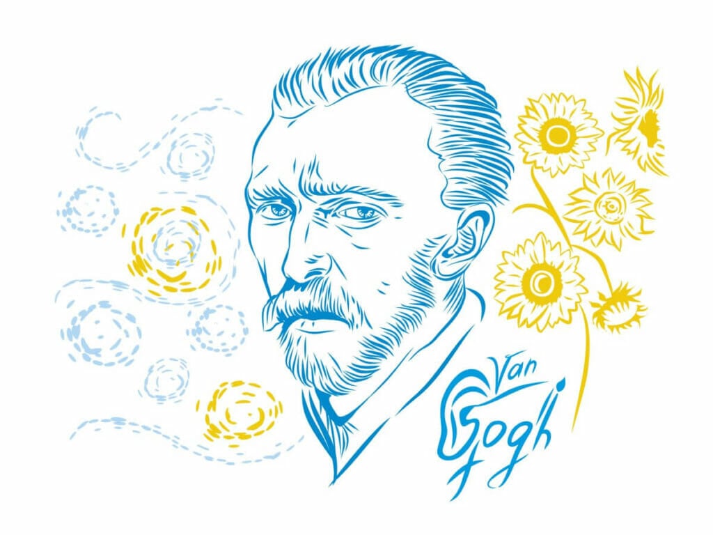 Les tournesols étaient un sujet de prédilection pour l'artiste Vincent van Gogh.
