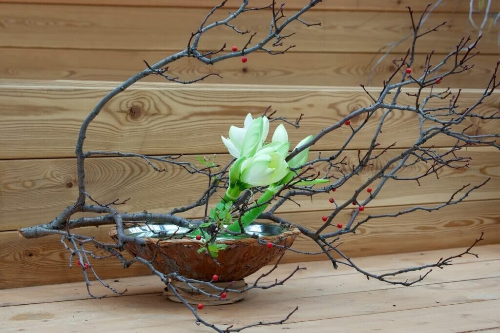 Le Kakeizu en Ikebana