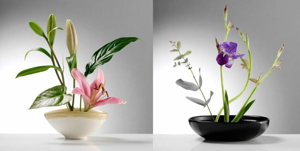Vases et récipients en Ikebana