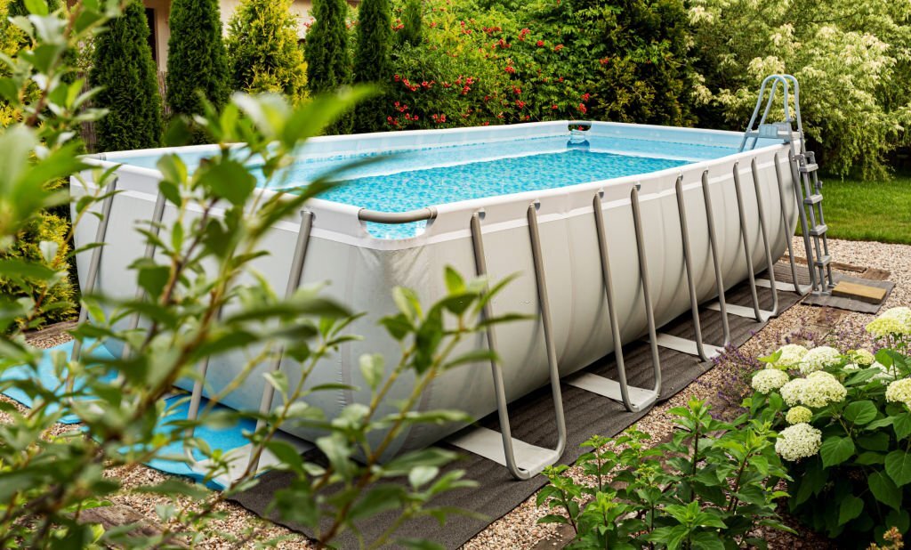 Accessibilité économique piscine hors-sol.