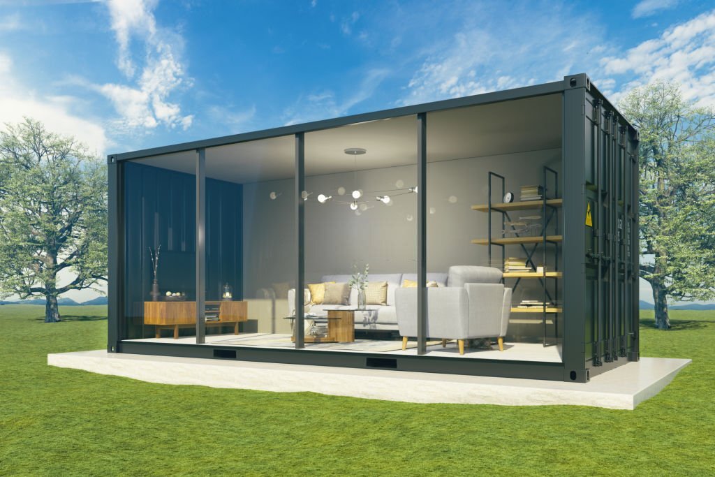 Création d'une habitation originale et économique à partir d'un container