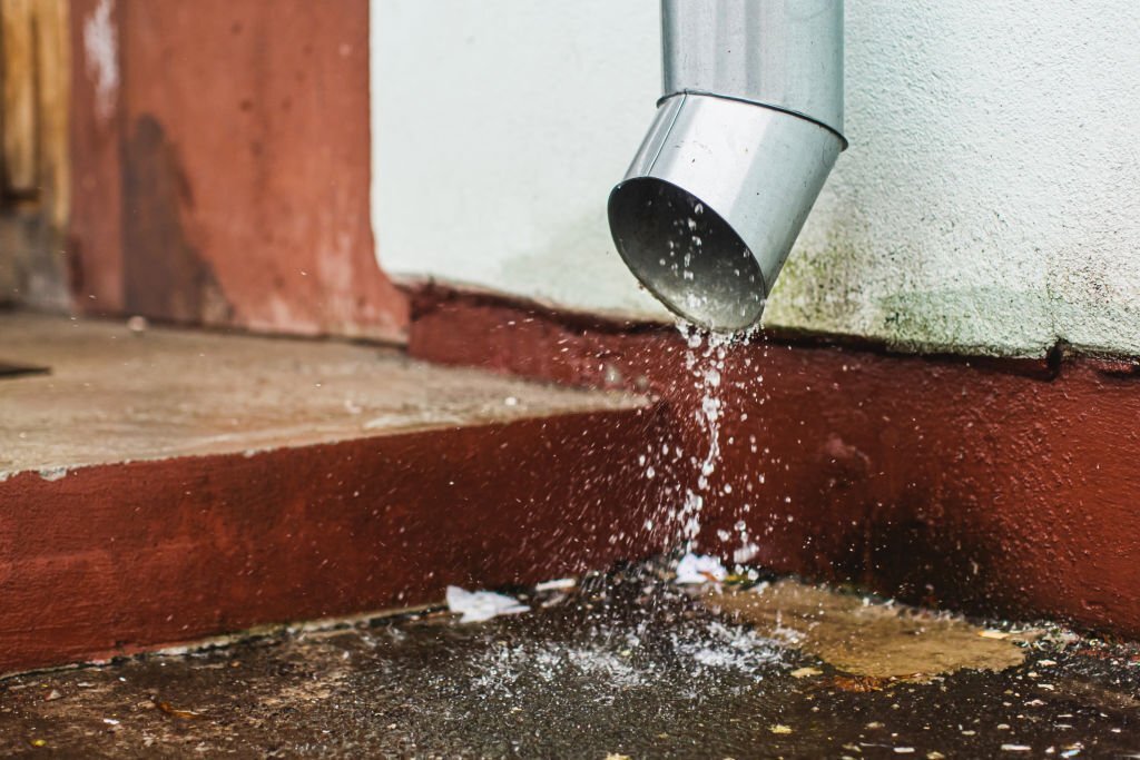 Récupération d'eau de pluie sans gouttière