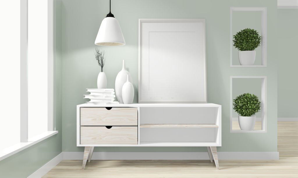 Décoration de chambre avec une palette de couleurs menthe