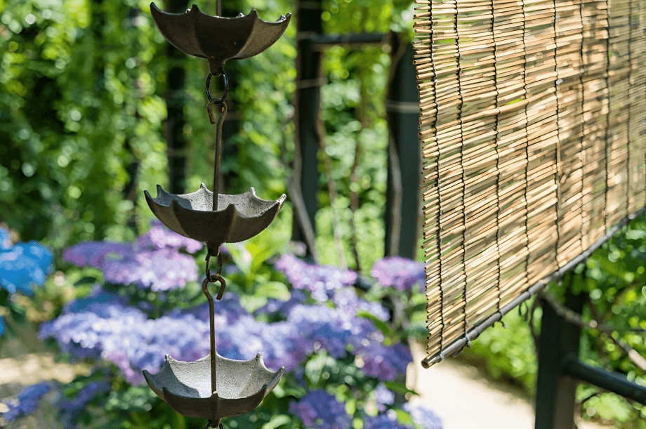 Les chaînes de pluie : embellissez votre jardin de manière écologique