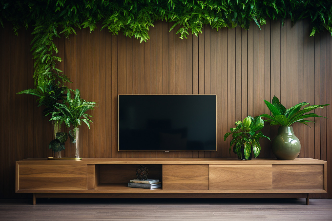 deco mur tv bois