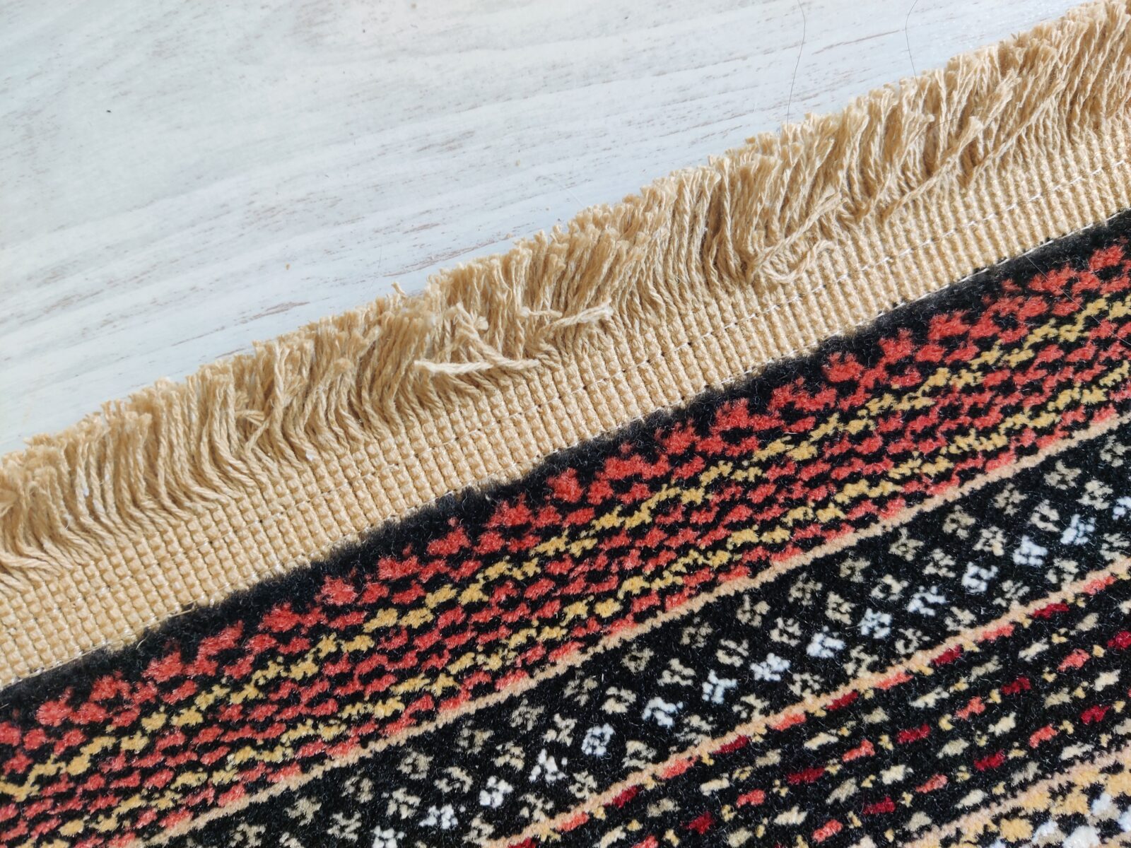 On a reçu un tapis Népal