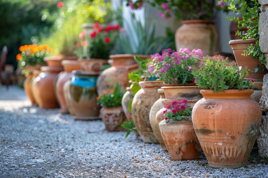 Idées de déco avec des pots en terre cuite